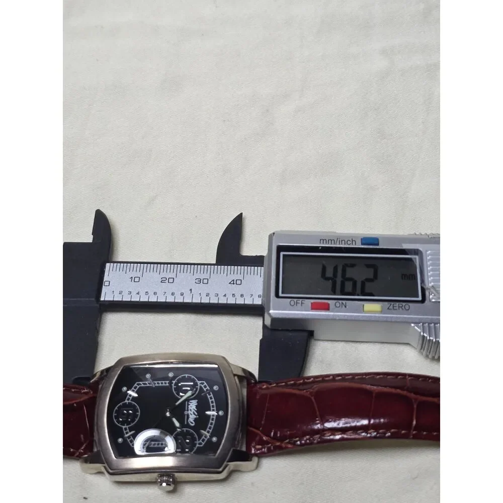Mossimo Tonneau Quartz Dress Watch - Black Art Deco Dial - Ref.MM90215